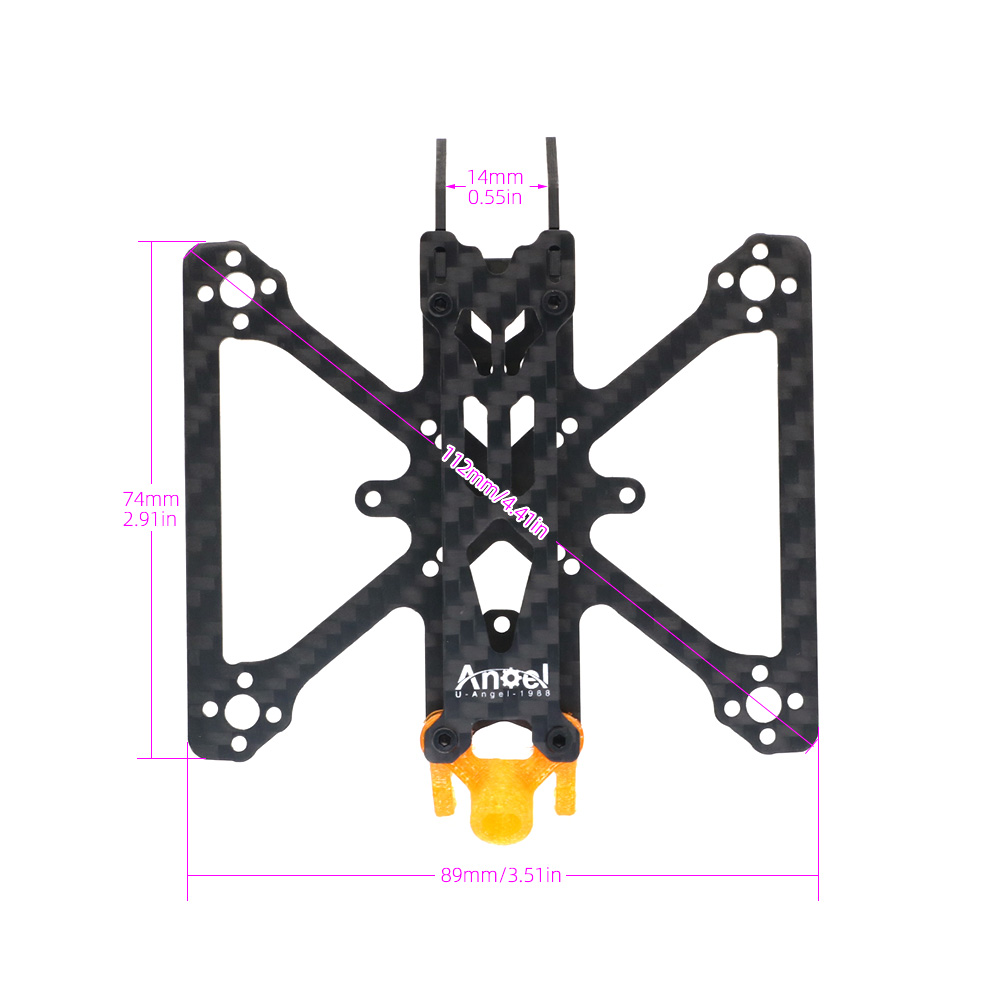ชุดเฟรม Angel20 ขนาด 2 นิ้ว สำ - Drone Kit Build Yourself บทวิจารณ์และราคา